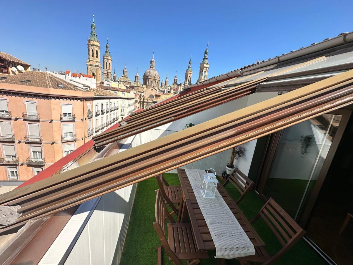 Dos Torres Atico - Solarium Privado En Calle Alfonso I Zaragoza Exteriör bild