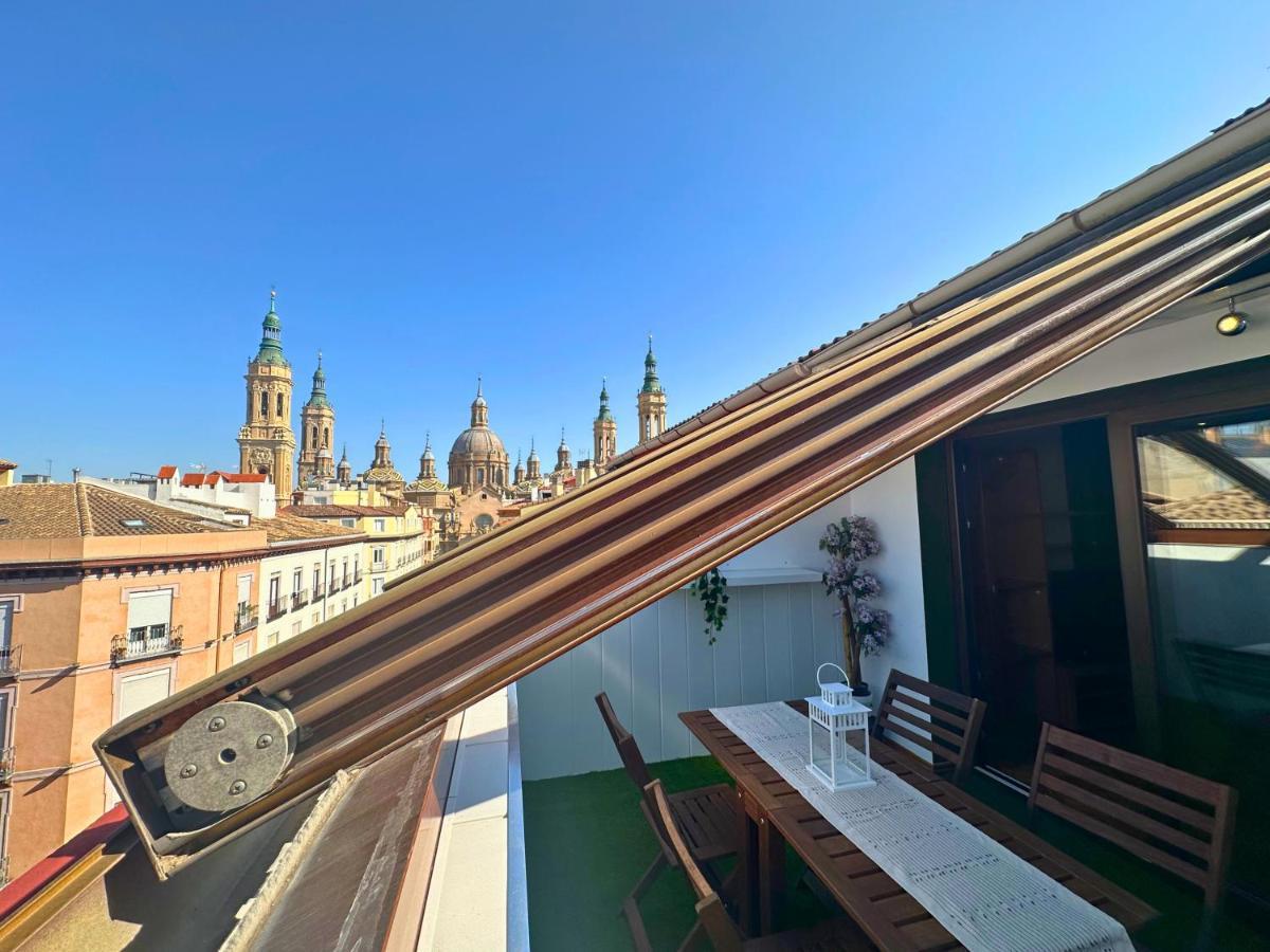 Dos Torres Atico - Solarium Privado En Calle Alfonso I Zaragoza Exteriör bild